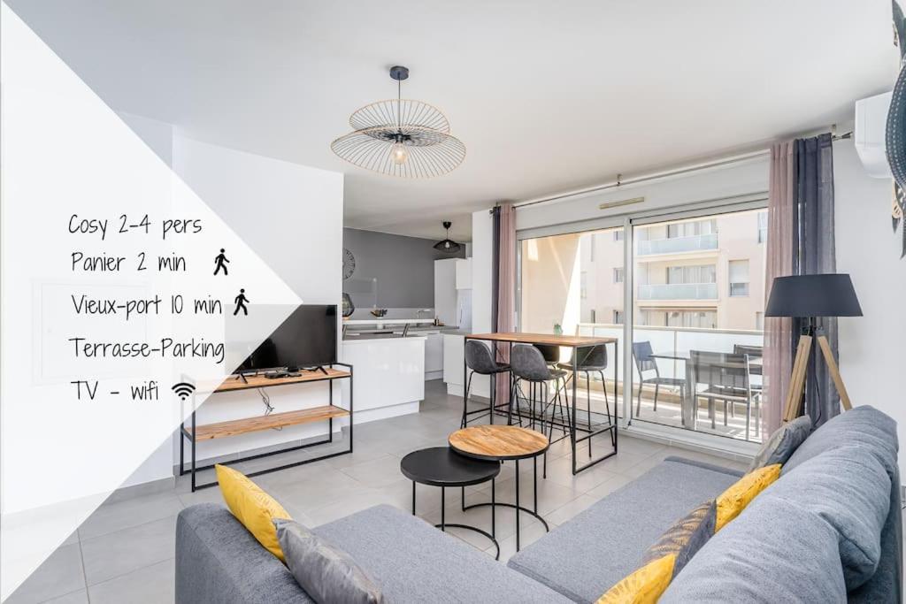 Panier, Major, Appartement De 47 M2, Parking Et Terrasse Marseille Exteriér fotografie